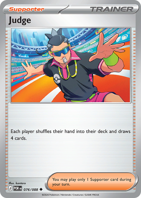 Judge 76 Perfect Order Pokémon card
