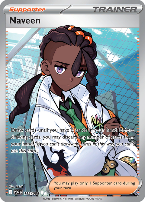 Naveen 112 Perfect Order Pokémon card
