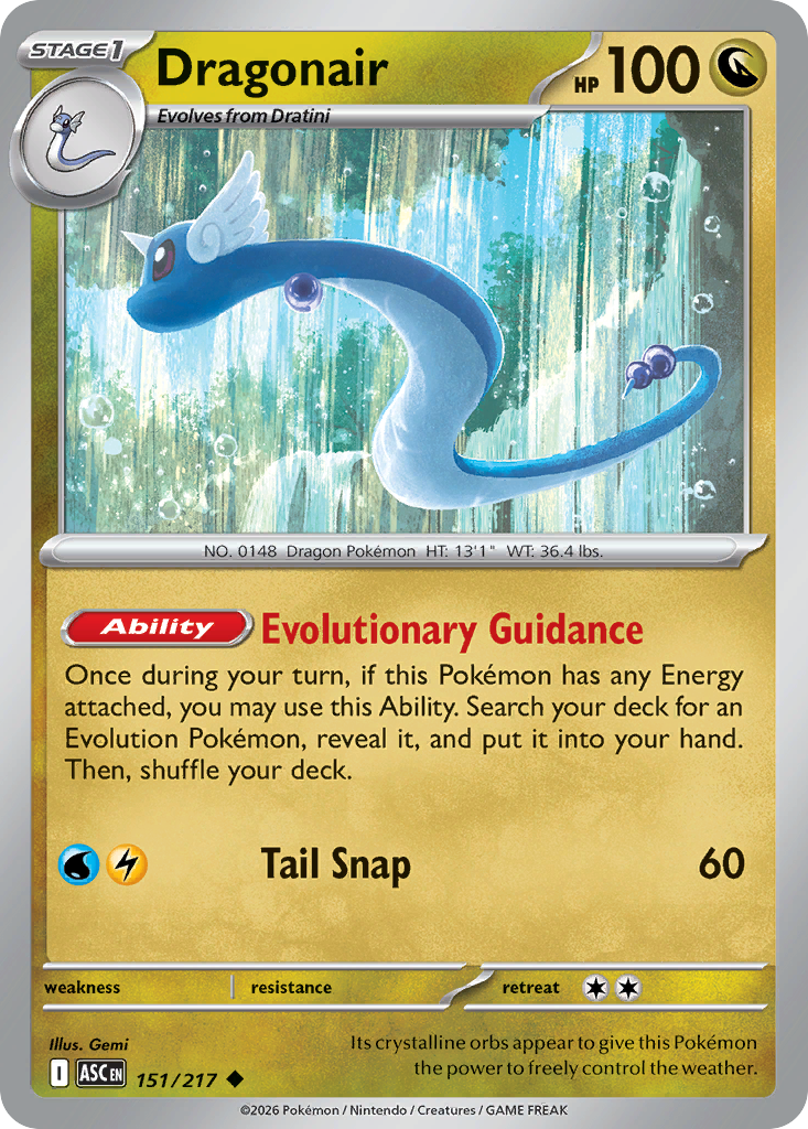 Dragonair 151 Ascended Heroes Pokémon card
