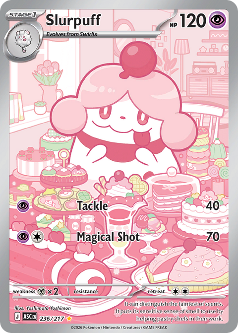 Slurpuff 236 Ascended Heroes Pokémon card