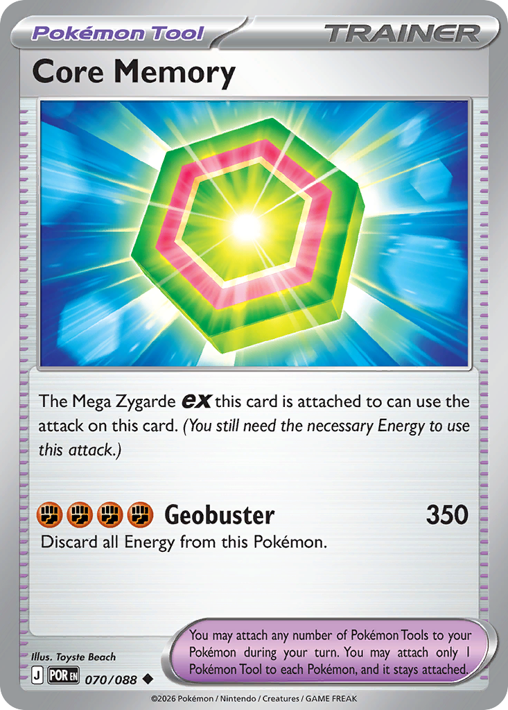 Core Memory 70 Perfect Order Pokémon card