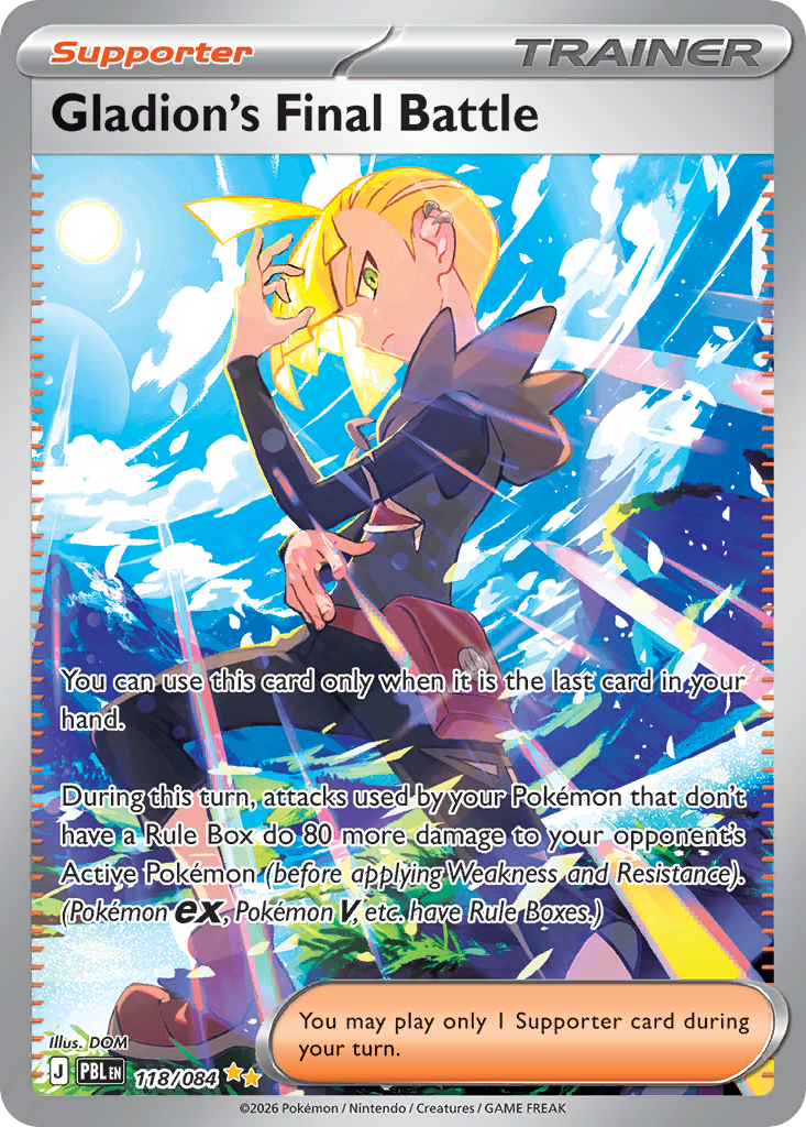 Gladion's Final Battle 118 Pitch Black Pokémon card