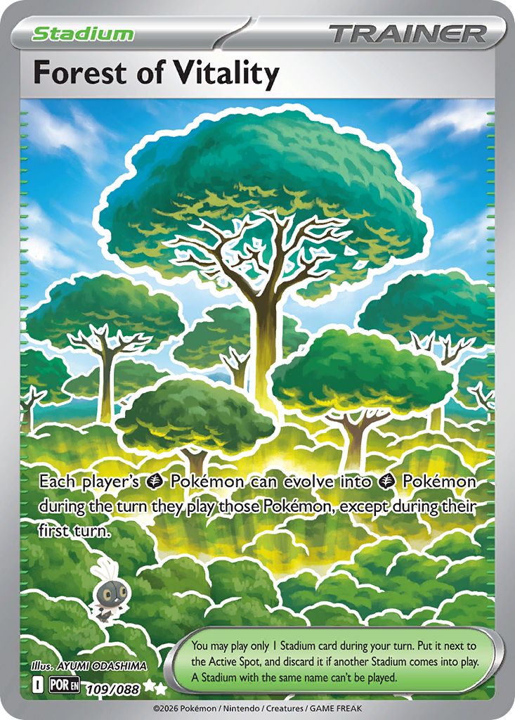 Forest of Vitality 109 Perfect Order Pokémon card