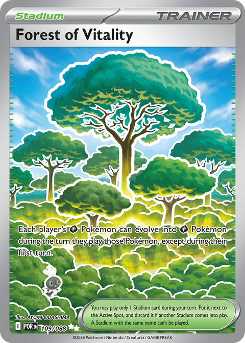 Forest of Vitality 109 Perfect Order Pokémon card