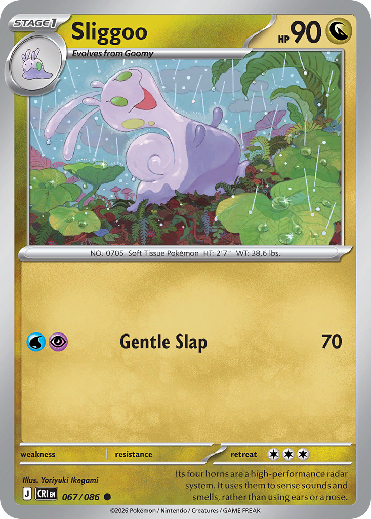 Sliggoo 67 Chaos Rising Pokémon card