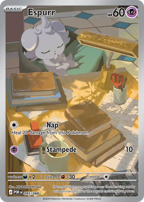Espurr 95 Perfect Order Pokémon card