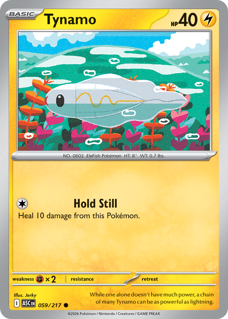 Tynamo 59 Ascended Heroes Pokémon card