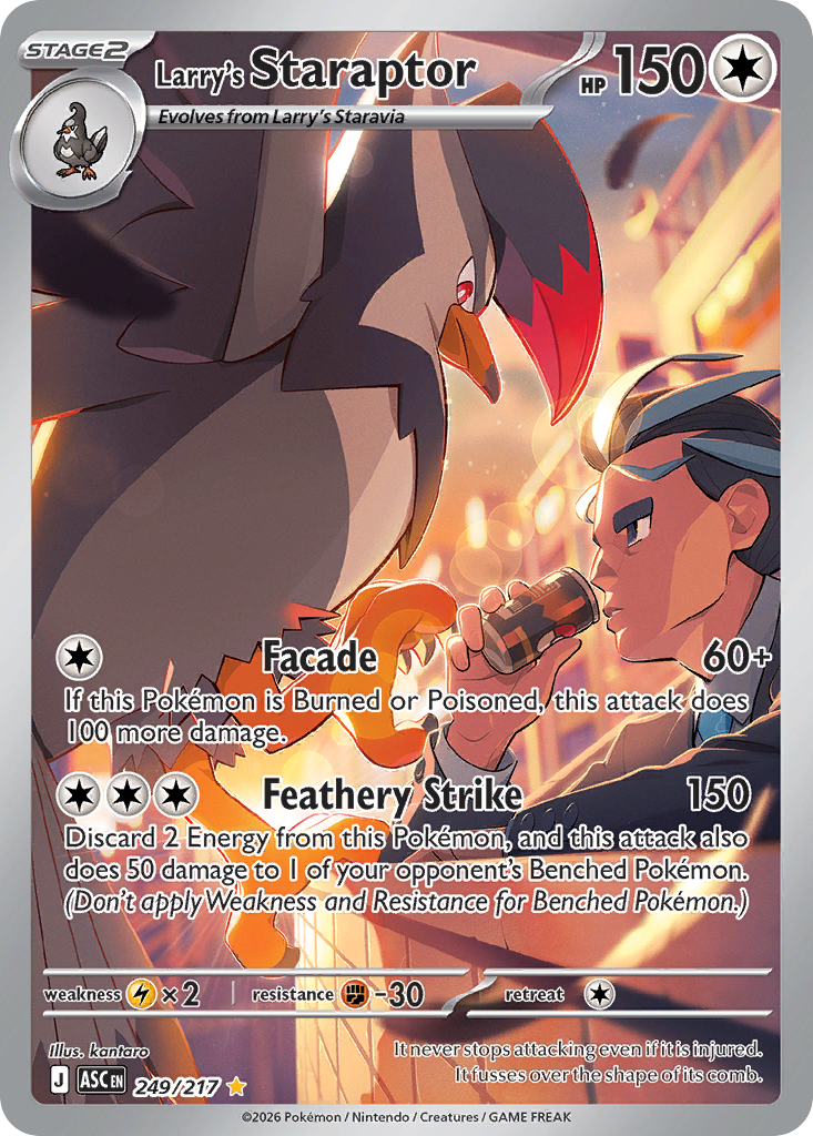 Larry's Staraptor 249 Ascended Heroes Pokémon card