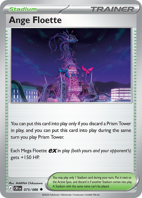 Ange Floette 75 Chaos Rising Pokémon card