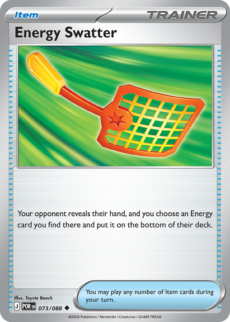 Energy Swatter 73 Perfect Order Pokémon card