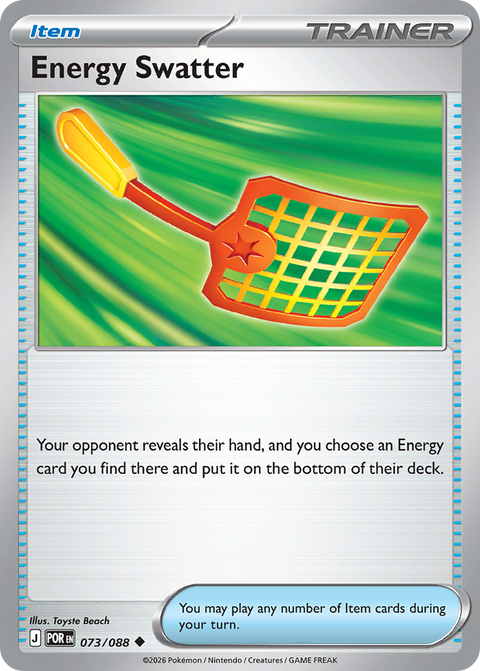 Energy Swatter 73 Perfect Order Pokémon card