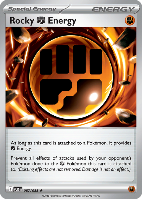 Rocky Fighting Energy 87 Perfect Order Pokémon card