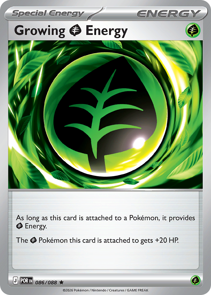 Growing Grass Energy 86 Perfect Order Pokémon card