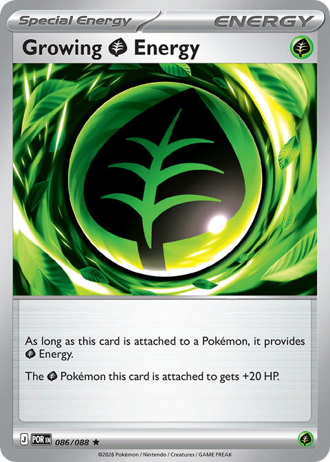 Growing Grass Energy 86 Perfect Order Pokémon card