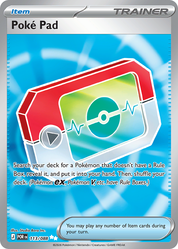 Poké Pad 113 Perfect Order Pokémon card