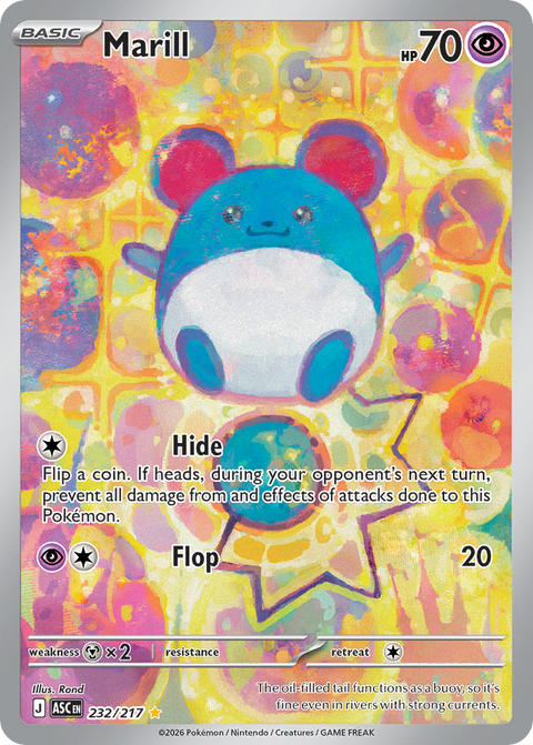 Marill 232 Ascended Heroes Pokémon card