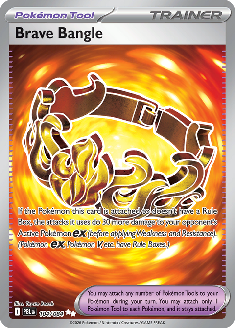 Brave Bangle 104 Pitch Black Pokémon card