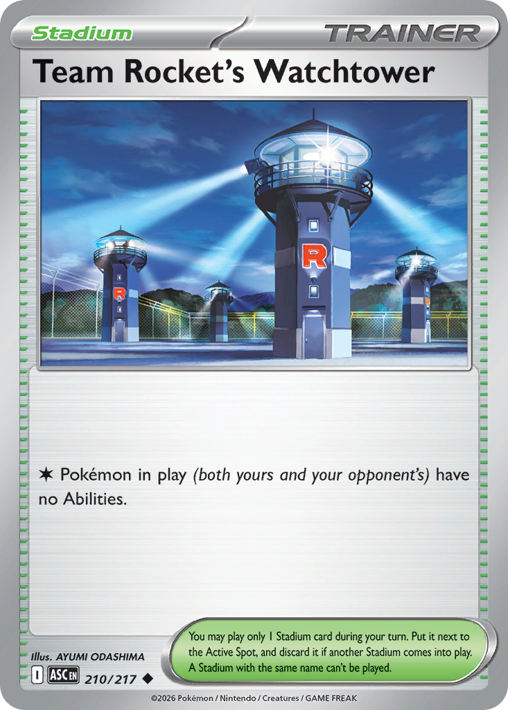 Team Rocket's Watchtower 210 Ascended Heroes Pokémon card