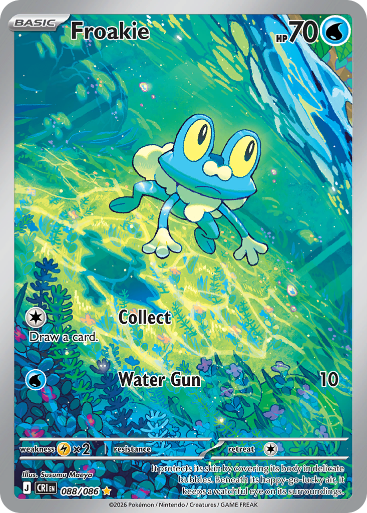 Froakie 88 Chaos Rising Pokémon card