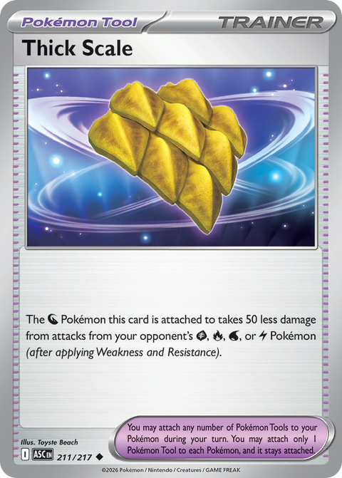Thick Scale 211 Ascended Heroes Pokémon card