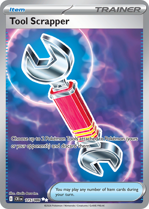 Tool Scrapper 115 Chaos Rising Pokémon card