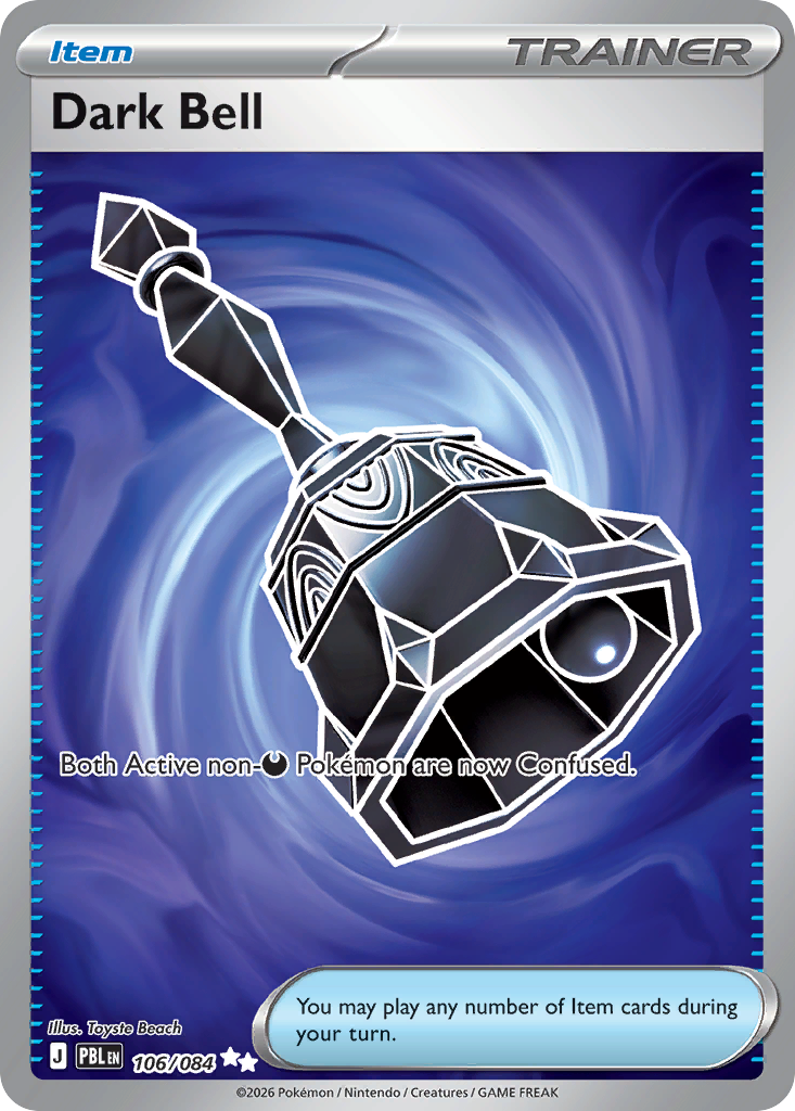 Dark Bell 106 Pitch Black Pokémon card