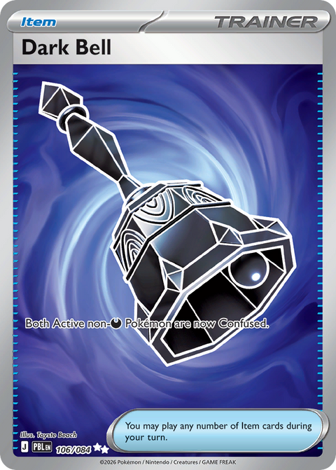 Dark Bell 106 Pitch Black Pokémon card