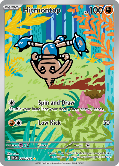 Hitmontop 240 Ascended Heroes Pokémon card