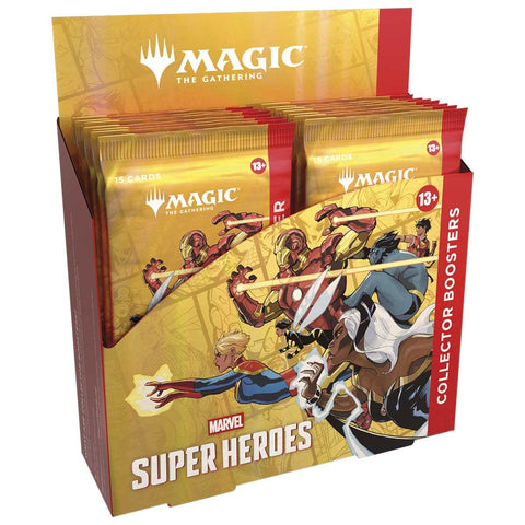 Magic The Gathering: Marvel Super Heroes - Collector Booster Box (12 Packs)
