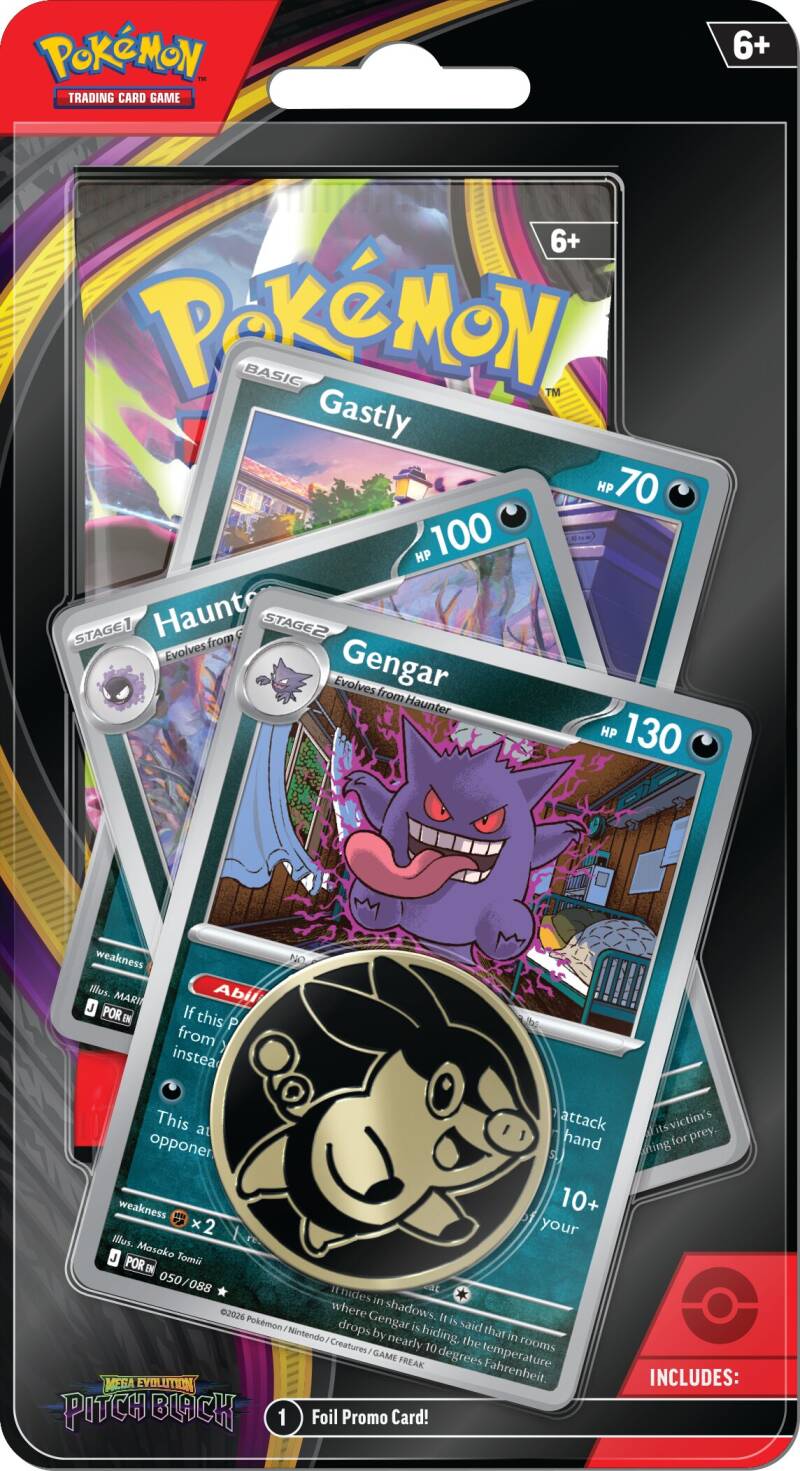 Pokemon TCG: Pitch Black - Premium Checklane Blister - Gengar