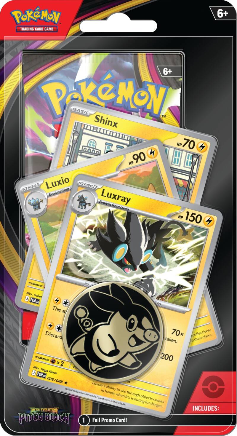 Pokemon TCG: Pitch Black - Premium Checklane Blister - Luxray